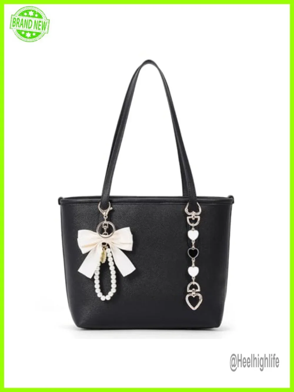Vegan Leather Hobo Bag Small Tote Shoulder Work Purse